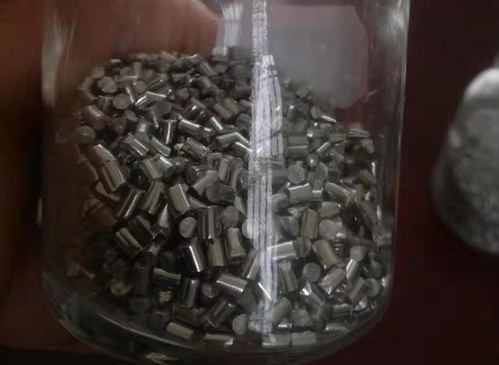 400 - 600HV فلز ریخته گری آلیاژ فولاد ضد زنگ برش سیم شات سطح روشن