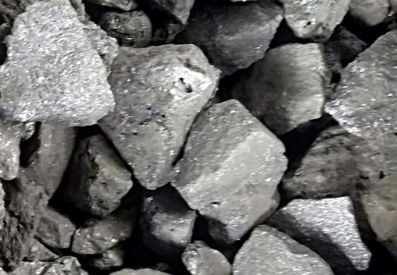 مواد ساخت فولاد آلیاژی فلزی سیلیکونی با کربن بالا با رنگ خاکستری با سی 60%